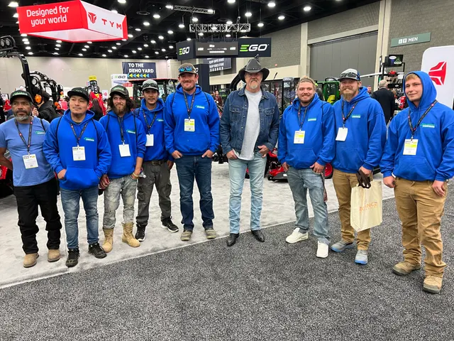Group photograph at an industry event